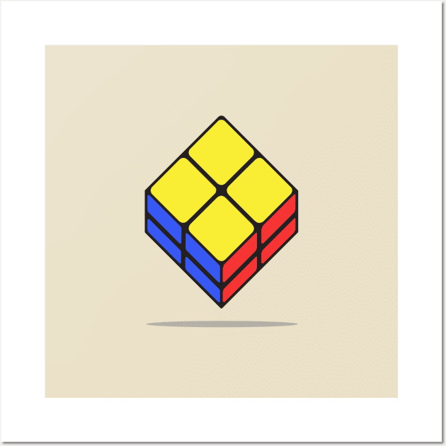 Cubing Addiction Wall Art by taruno2r